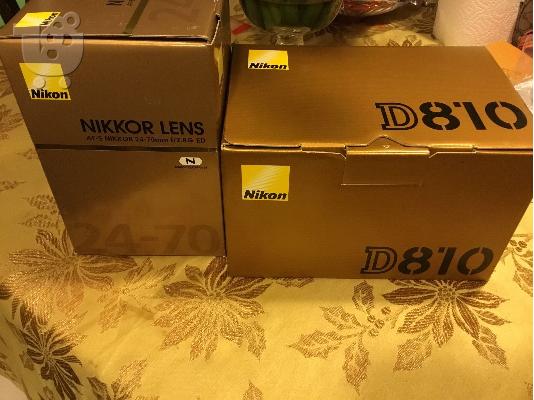 PoulaTo: Φωτογραφική μηχανή ψηφιακής SLR Nikon D D810 36,3MP - μαύρη